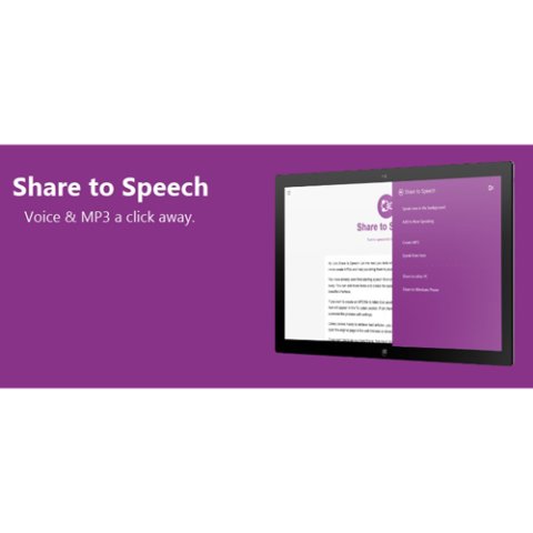 Share to Speech logo.