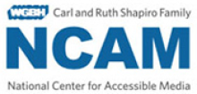 The Carl and Ruth Shapiro Family National Center for Accessible Media Logo