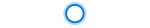 Microsoft Cortana logo: a blue, double-layered circle.